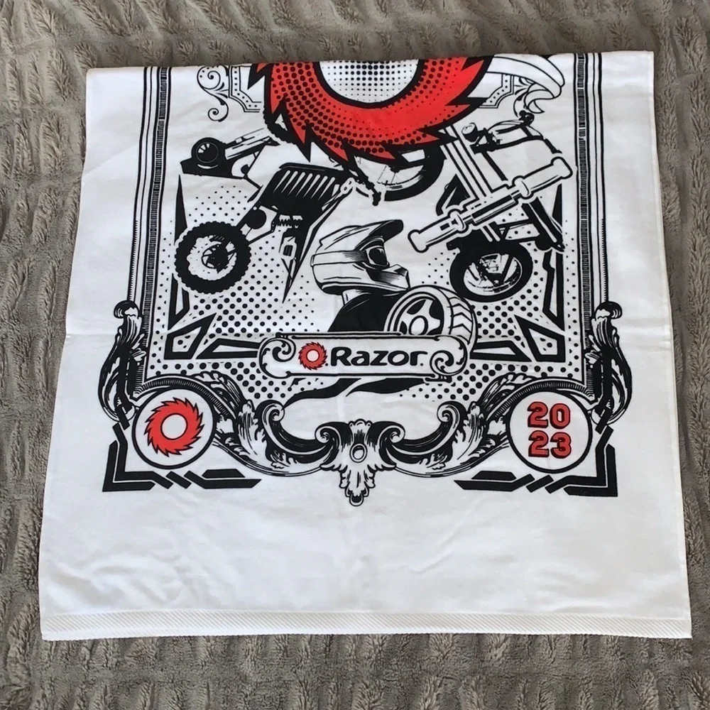 New Razor USA Razor Scooter Eco-Friendly Screen Printed Beach Towel
